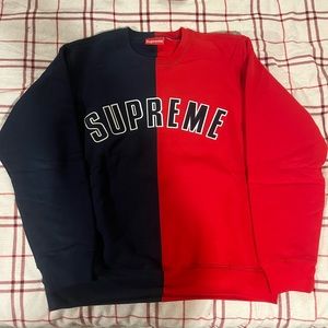Supreme Split Crewneck Sweatershirt